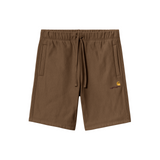 Carhartt WIP American Script Sweat Shorts - Lumber