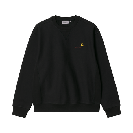 Carhartt WIP American Script Sweatshirt - Black