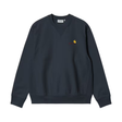 Carhartt WIP American Script Sweatshirt - Deep Night