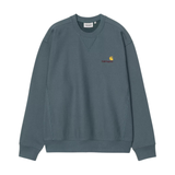 Carhartt WIP American Script Sweatshirt - Office Blue