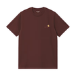 Carhartt WIP American Script T-Shirt - Amarone