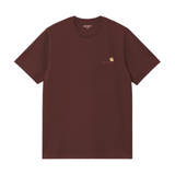 Carhartt WIP American Script T-Shirt - Amarone