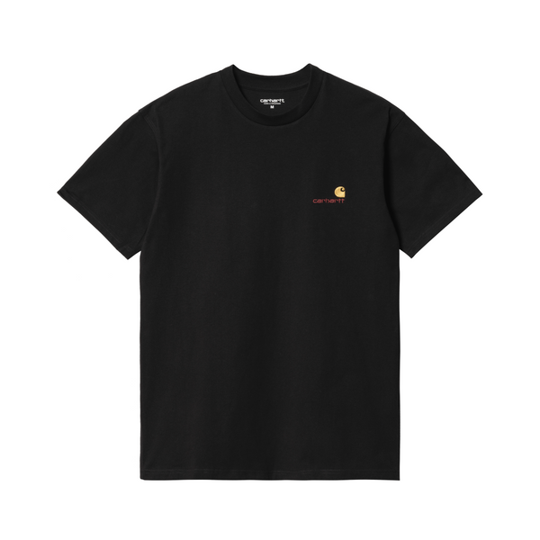 Carhartt WIP American Script T-Shirt - Black
