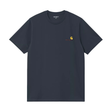 Carhartt WIP American Script T-Shirt - Deep Night