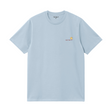 Carhartt WIP American Script T-Shirt - Frosted Blue