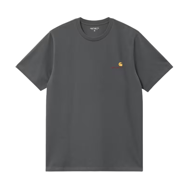 Carhartt WIP American Script T-Shirt - Graphite