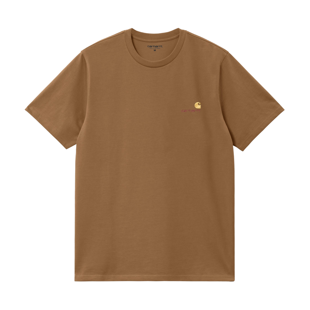 Carhartt WIP American Script T-Shirt - Hamilton Brown