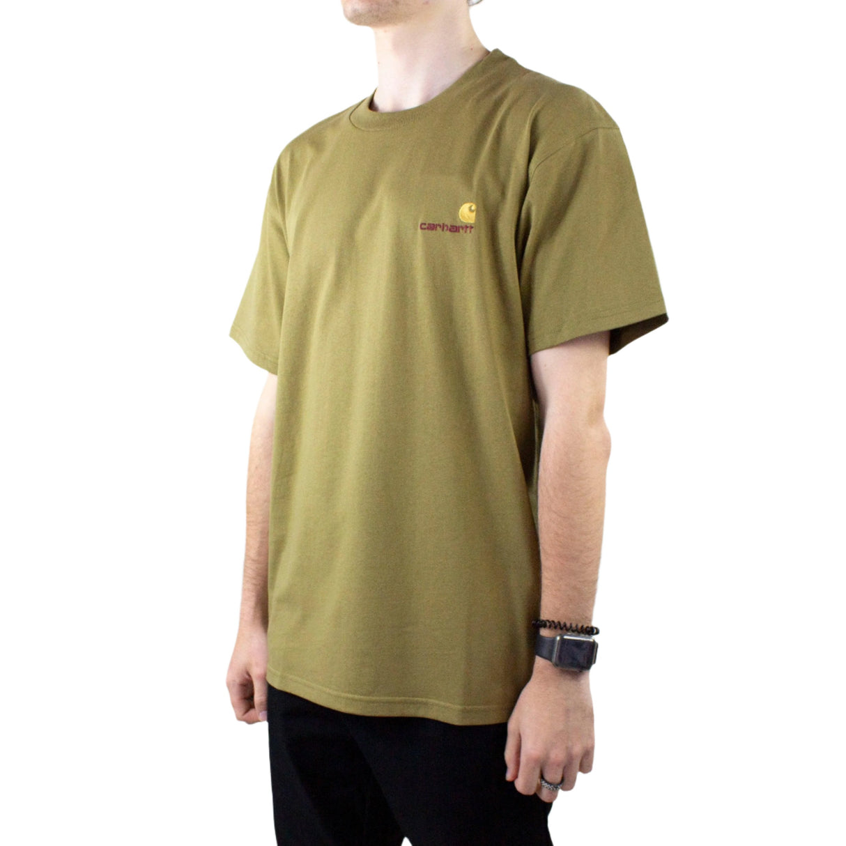 Carhartt WIP American Script T-Shirt - Larch