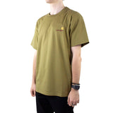 Carhartt WIP American Script T-Shirt - Larch