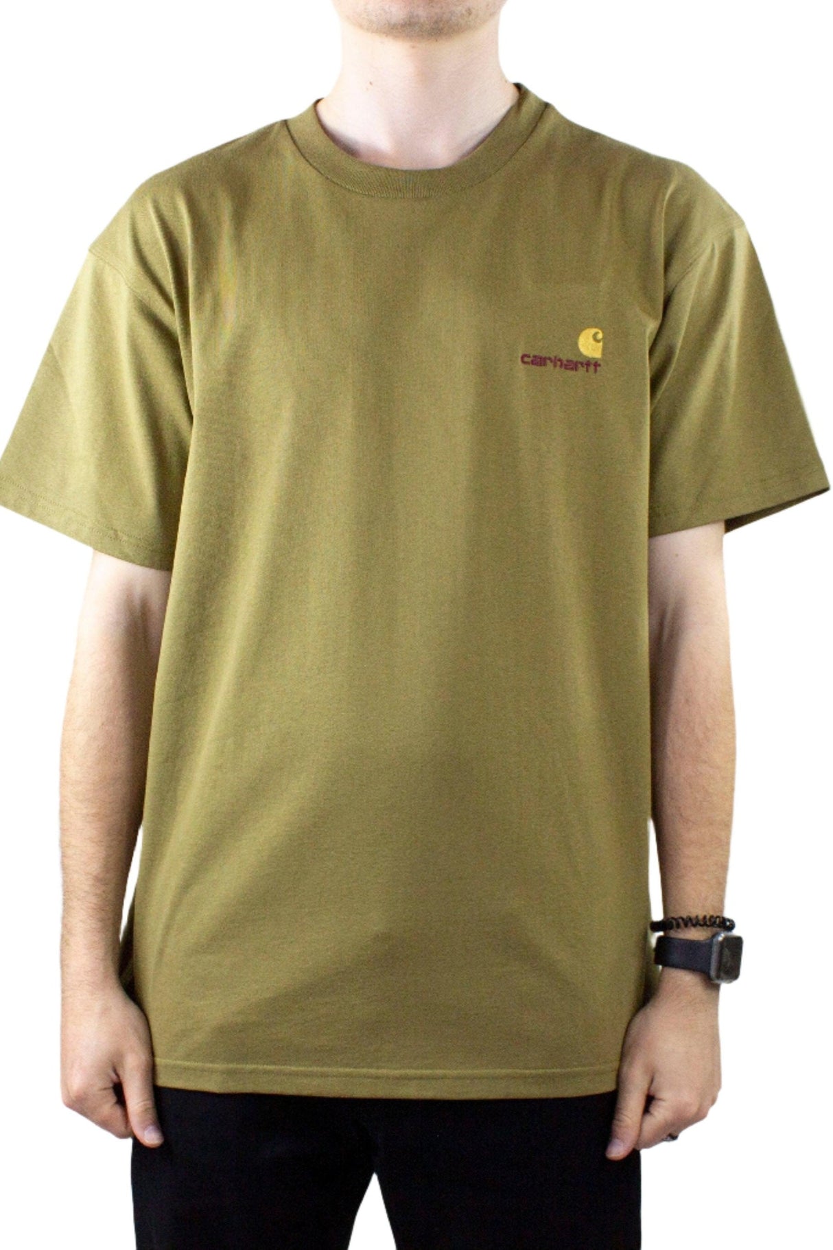 Carhartt WIP American Script T-Shirt - Larch