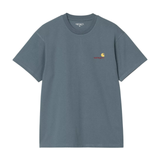 Carhartt WIP American Script T-Shirt - Office Blue
