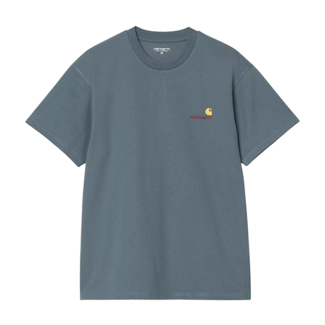 Carhartt WIP American Script T-Shirt - Office Blue