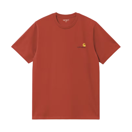 Carhartt WIP American Script T-Shirt - Oxide Red