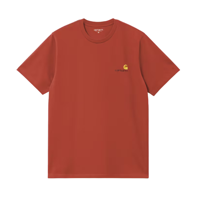 Carhartt WIP American Script T-Shirt - Oxide Red