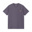 Carhartt WIP American Script T-Shirt - Shady Purple