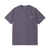 Carhartt WIP American Script T-Shirt - Shady Purple