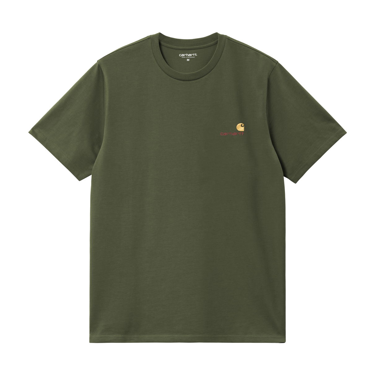 Carhartt WIP American Script T-Shirt - Tarragon