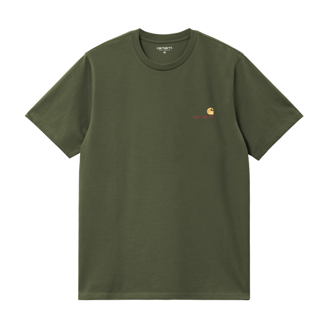 Carhartt WIP American Script T-Shirt - Tarragon