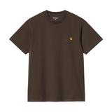 Carhartt WIP American Script T-Shirt - Tobacco