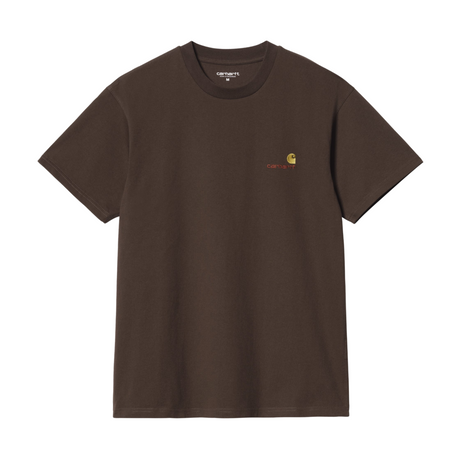 Carhartt WIP American Script T-Shirt - Tobacco