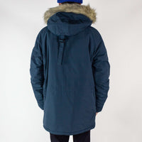 Carhartt WIP Anchorage Parka Jacket - Duck Blue / Black - XL