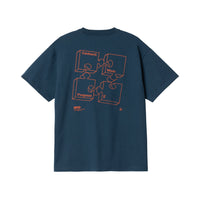 Carhartt WIP Assemble T-Shirt - Squid / Brick