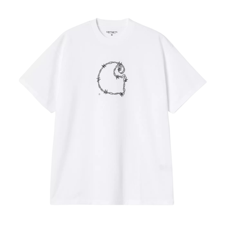 Carhartt WIP Barbwire C T-Shirt - White