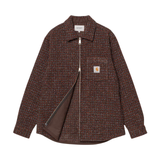Carhartt WIP Bellamy Shirt Jacket - Bellamy Check, Tobacco