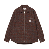 Carhartt WIP Bellamy Shirt Jacket - Bellamy Check, Tobacco