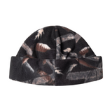 Carhartt WIP Blevin Beanie - Camo Feather Tree, Black