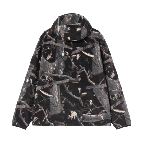 Carhartt WIP Blevin Liner Fleece Jacket - Camo Feather Tree, Black