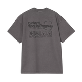 Carhartt WIP Boxed T-Shirt - Soot (garment dyed)