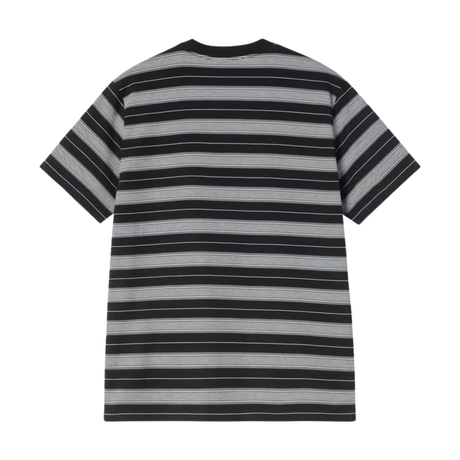 Carhartt WIP Bronson T-Shirt - Bronson Stripe, Black