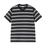 Carhartt WIP Bronson T-Shirt - Bronson Stripe, Black