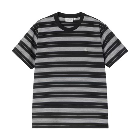 Carhartt WIP Bronson T-Shirt - Bronson Stripe, Black