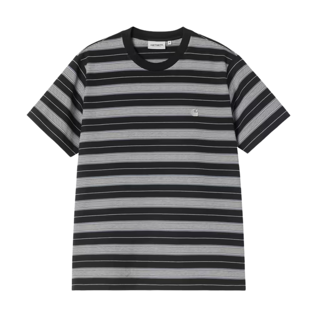 Carhartt WIP Bronson T-Shirt - Bronson Stripe, Black