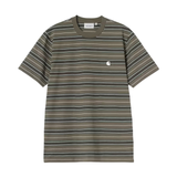 Carhartt WIP Bronson T-Shirt - Bronson Stripe, Cypress