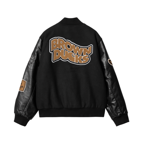 Carhartt WIP Brown Ducks Bomber Jacket - Black