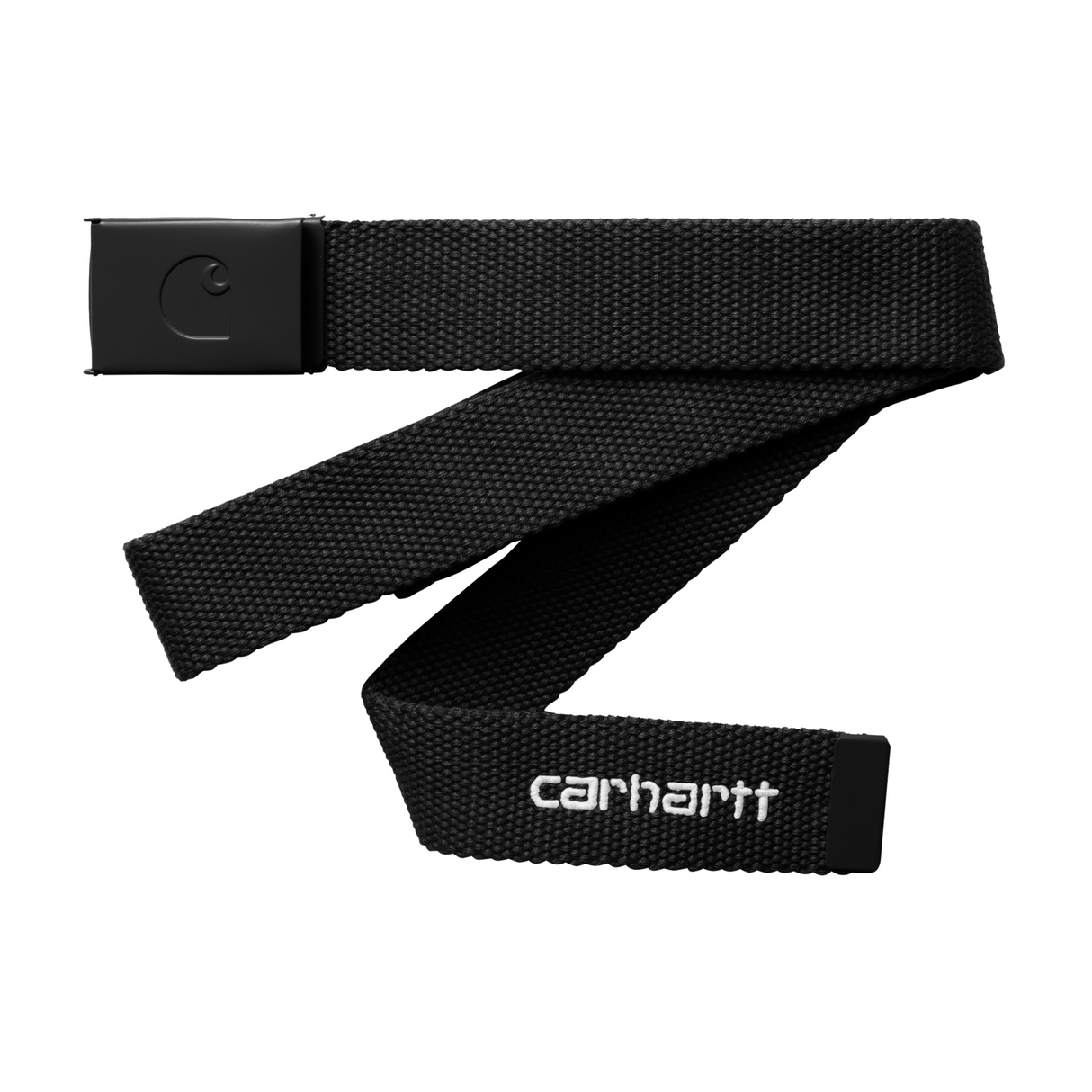 Carhartt WIP C-Logo Tonal Belt - Black / White