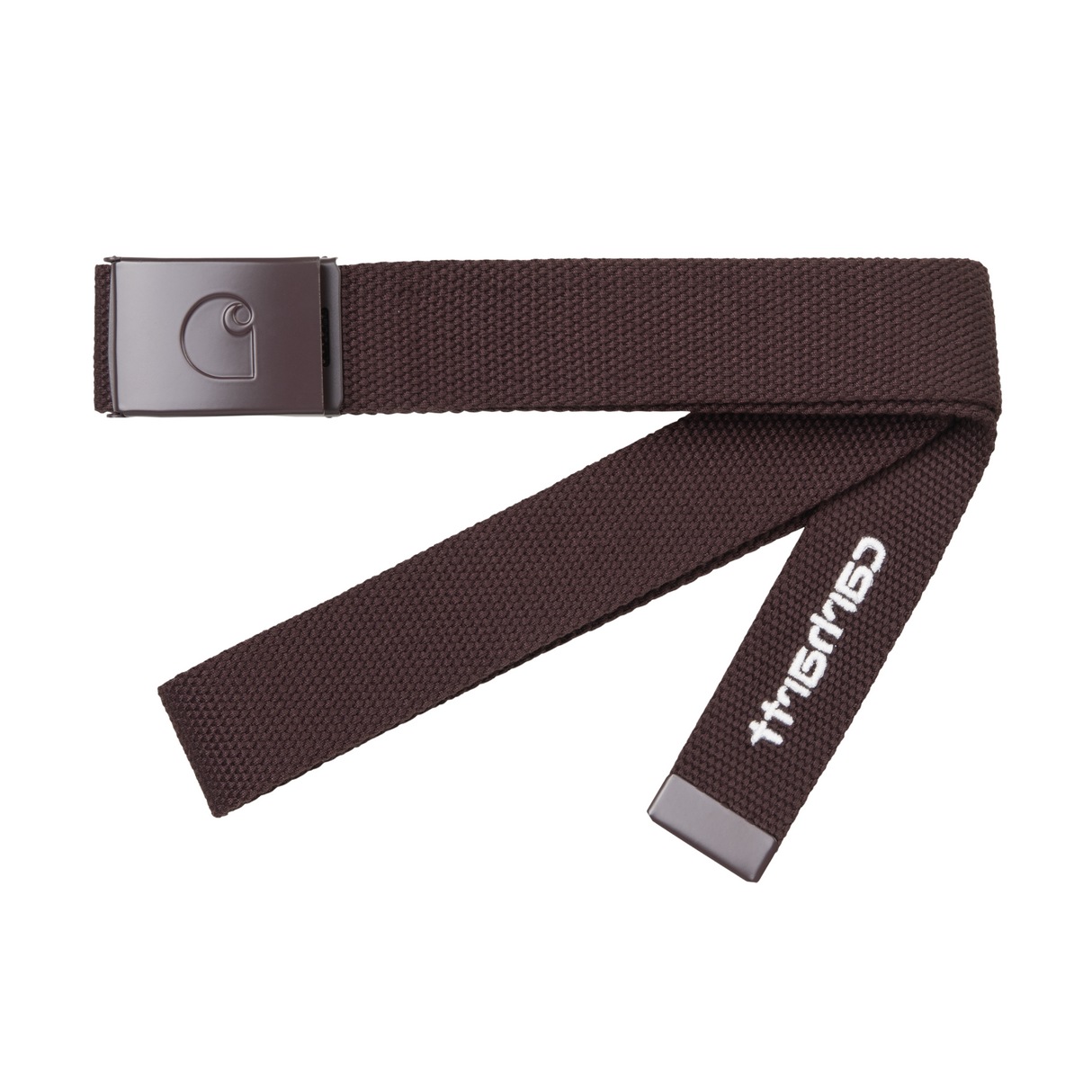 Carhartt WIP C-Logo Tonal Belt - Palisander / White