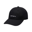 Carhartt WIP Canvas Script Cap - Black / White