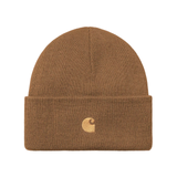 Carhartt WIP Chase Beanie - Hamilton Brown / Gold