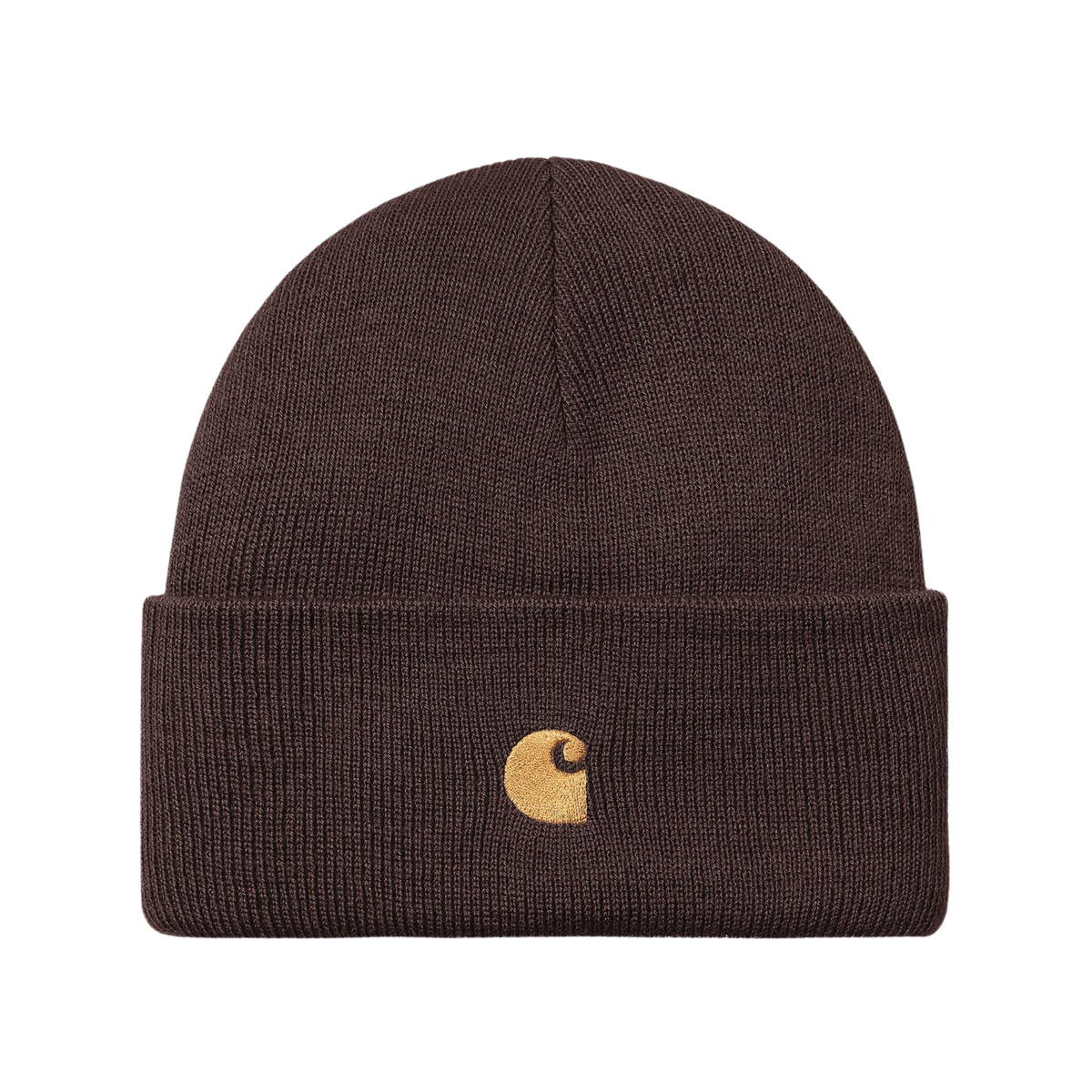 Carhartt WIP Chase Beanie - Palisander / Gold