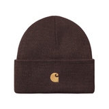 Carhartt WIP Chase Beanie - Palisander / Gold
