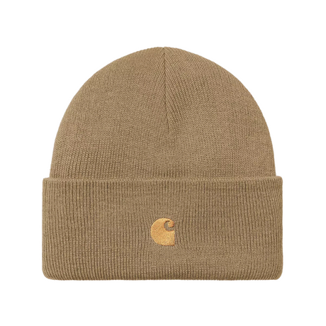 Carhartt WIP Chase Beanie - Peanut / Gold