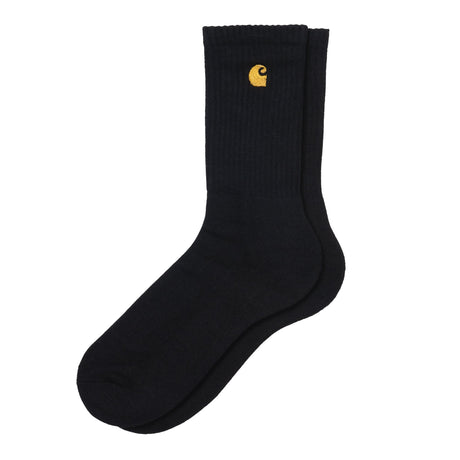 Carhartt WIP Chase Socks - Black / Gold