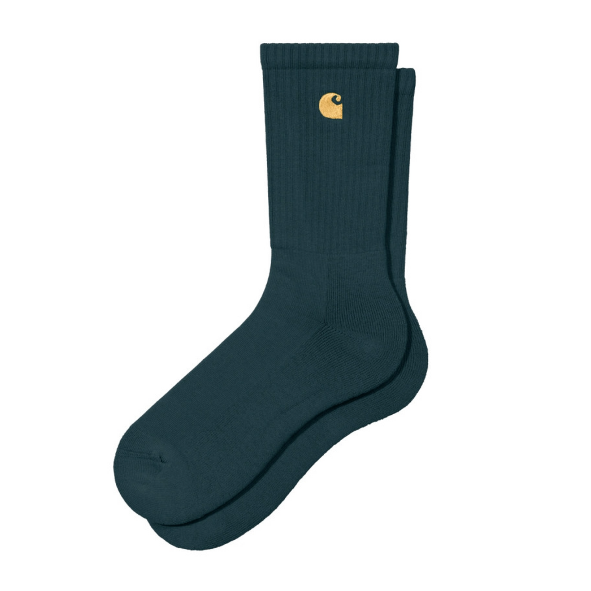 Carhartt WIP Chase Socks - Duck Blue / Gold