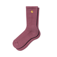 Carhartt WIP Chase Socks - Dusty Fuchsia / Gold