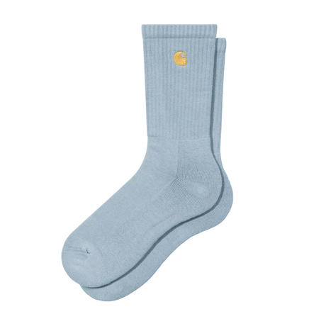 Carhartt WIP Chase Socks - Frosted Blue / Gold