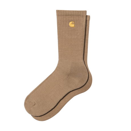 Carhartt WIP Chase Socks - Peanut / Gold